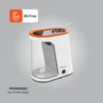 Porodo Lifestyle Air-Popped Popcorn Maker - White/Orange - Image 3